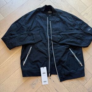 ALO Yoga Men's Division Ripstop Bomber Jacket Sz S NWT